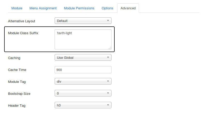 FavThemes tutorial for module variations